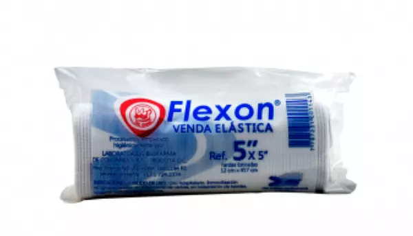 Venda Elastica Blanca Flexon 5x5