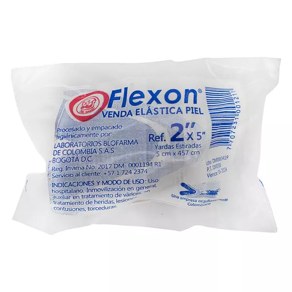 Venda Flexon Elastica Color Piel 2x5