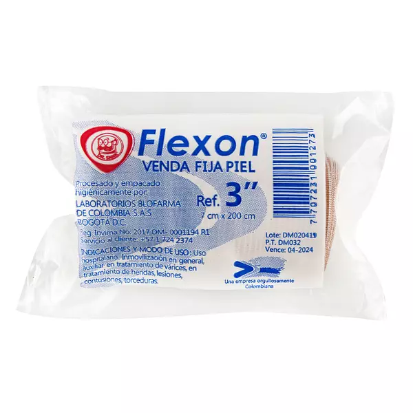 Venda Flexon Fija Color Piel 3x5