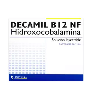 Decamil B12 1mg/Ml Solucion Inyectable