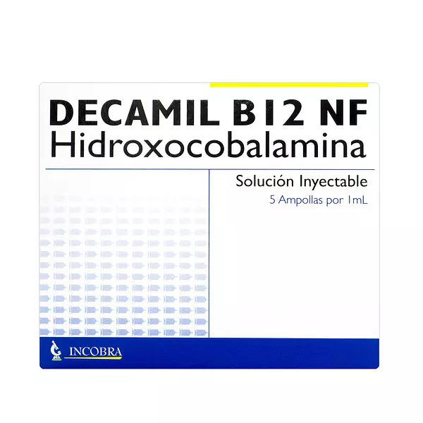 Decamil B12 1mg/Ml Solucion Inyectable