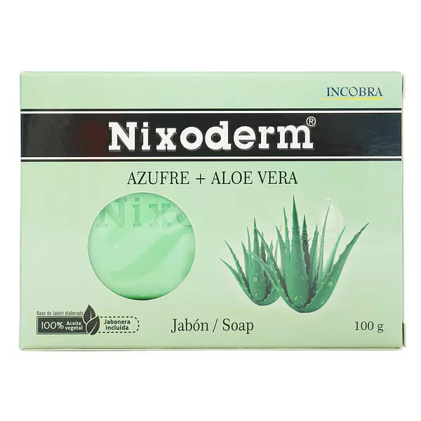 Jabon Nixoderm Azufre Aloe Vera