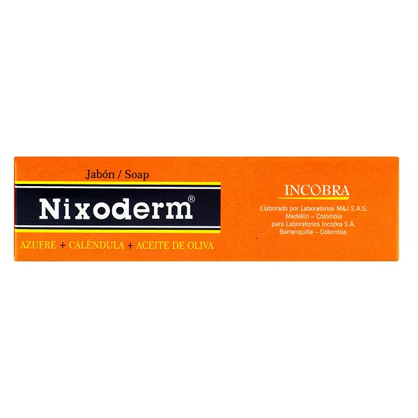 Jabon Nixoderm Azufre+Calendula+Aceite De Oliva