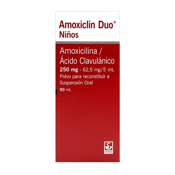 Amoxiclin Duo Niños Polvo 90 Ml