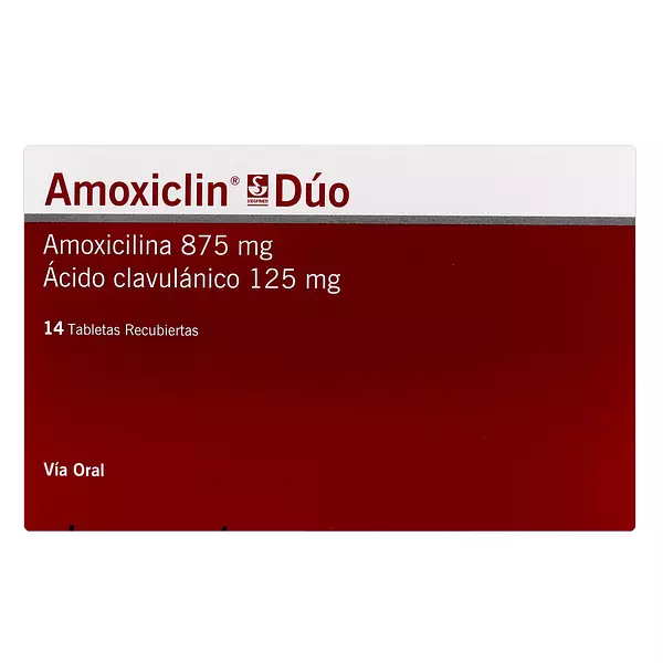 Amoxiclin Duo 875 Mg/125 Mg