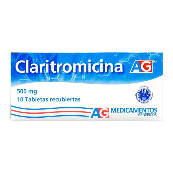 Claritromicina 500 Mg