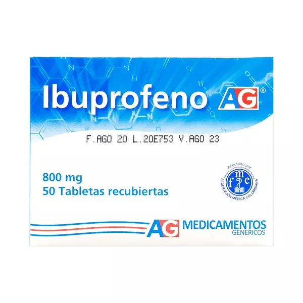 Ibuprofeno 800 Mg