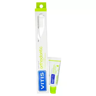 Cepillo Orthodontic + Crema Dental Orthodontic Vitis