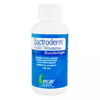 Bactroderm Yodopovidona Bucofaringeo