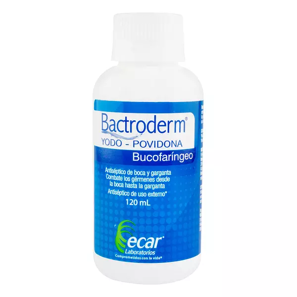 Bactroderm Yodopovidona Bucofaringeo