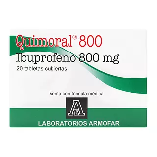 Quimoral Ibuprofeno 800 Mg