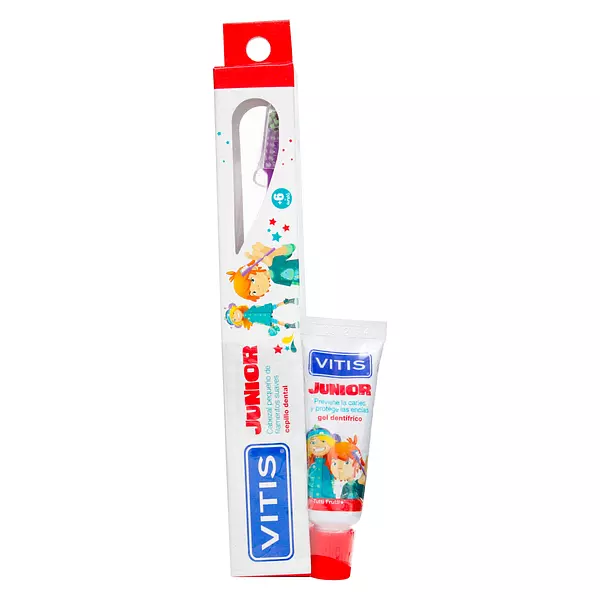 Cepillo Junior Vitis + Crema Dental