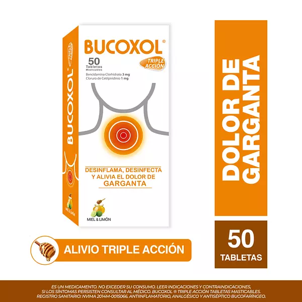 Bucoxol Triple Accion Miel Limon