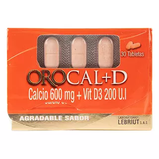 Orocal D Masticables 600 Mg
