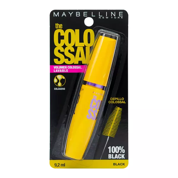 Pestañina Colossal Volumen Express Lavable Black