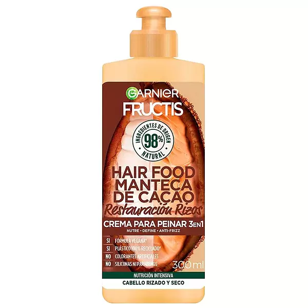 Crema Para Peinar Fructis Hair Food Cacao