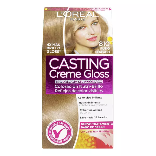 Tinte Casting 8.10 Creme Gloss Rubio Perlado