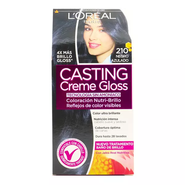 Tinte Casting 2.10 Creme Gloss Negro Azulado