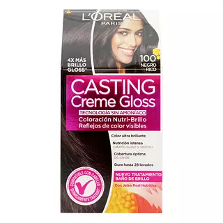 Tinte Casting 100 Creme Gloss Negro Rico