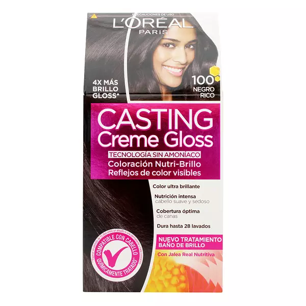 Tinte Casting 100 Creme Gloss Negro Rico