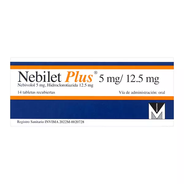 Nebilet Plus 5 Mg/12.5 Mg