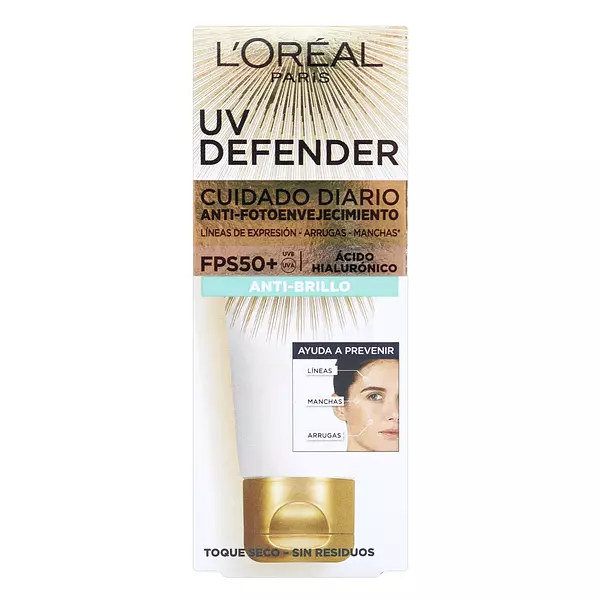 Protector Loreal Uv Defender Anti-Brillo Fps 50