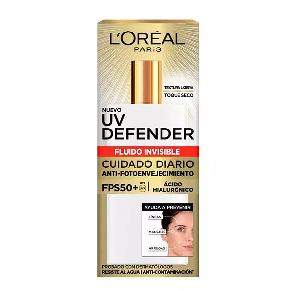 Uv Defender Fluido Invisible Spf 50+