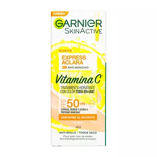 Garnier Crema Hidratante Todo En 1 Fps 50