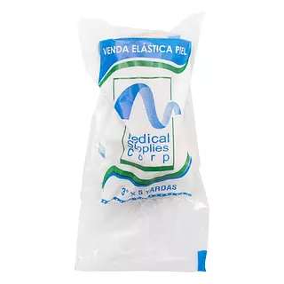 Venda Elastica Color Piel Medical 3x5 Yardas