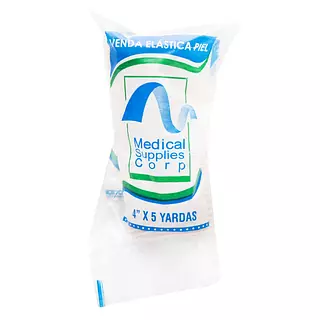 Venda Elastica Color Piel Medical 4x5 Yardas