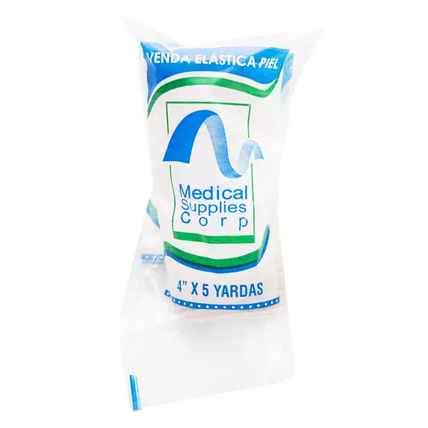 Venda Elastica Color Piel Medical 4x5 Yardas