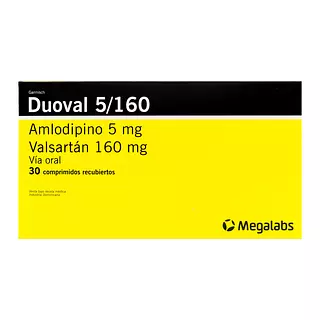 Duoval 5 Mg/160 Mg