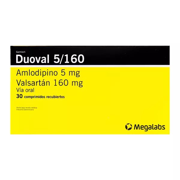 Duoval 5 Mg/160 Mg