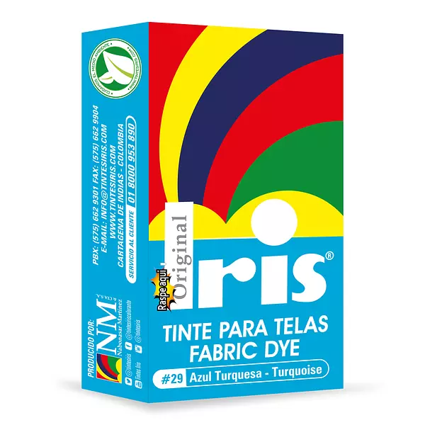 Tinte Iris 29 Azul Turquesa