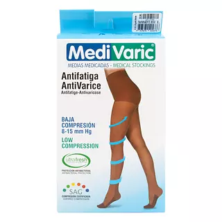 Media Medivaric Cadera -L- Beige Baja Compresion Nti
