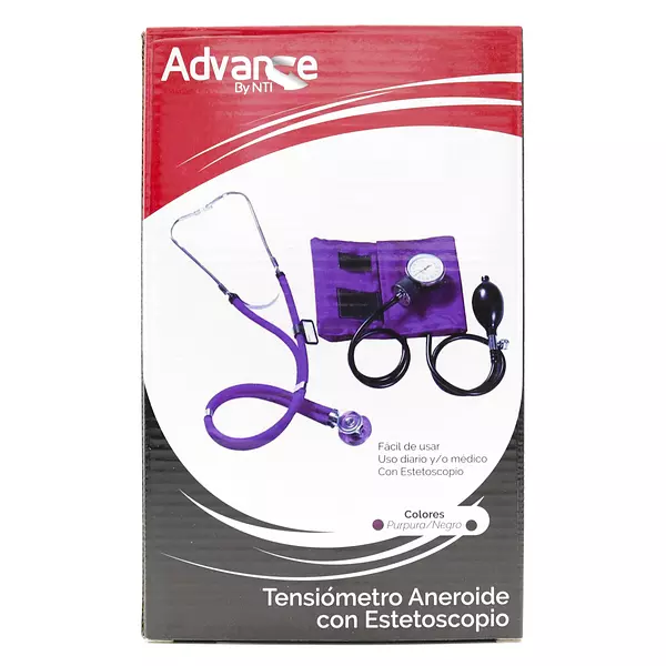 Advance Kit Tensiometro+Estetoscopio Morado Nti