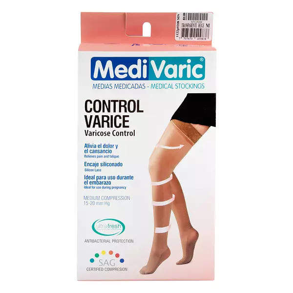 Media Medivaric Muslo - M - Beige Media Compresion Nti