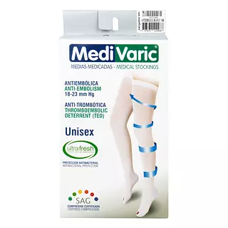 Media Medivaric Antiembolica - M - Muslo Blanco Nti