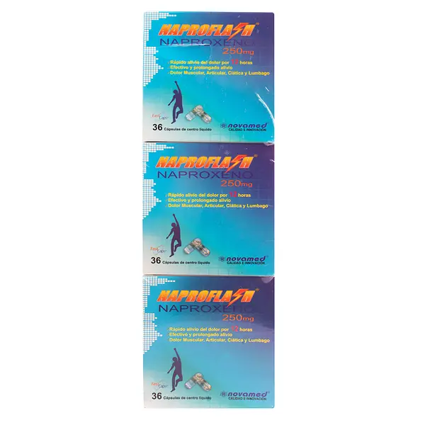 Naproflash 250 Mg Pagueg 2 Lleve 3