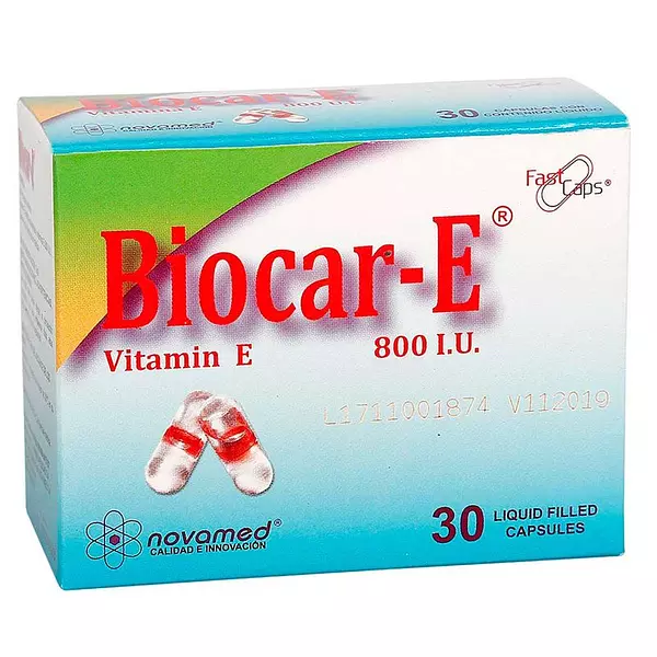 Vitamina E Biocar-E 800 Iu