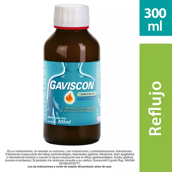 Gaviscon Suspension Menta 300 Ml