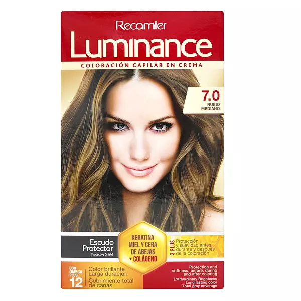 Tinte Luminance Kit Tono Rubio Media 7.0