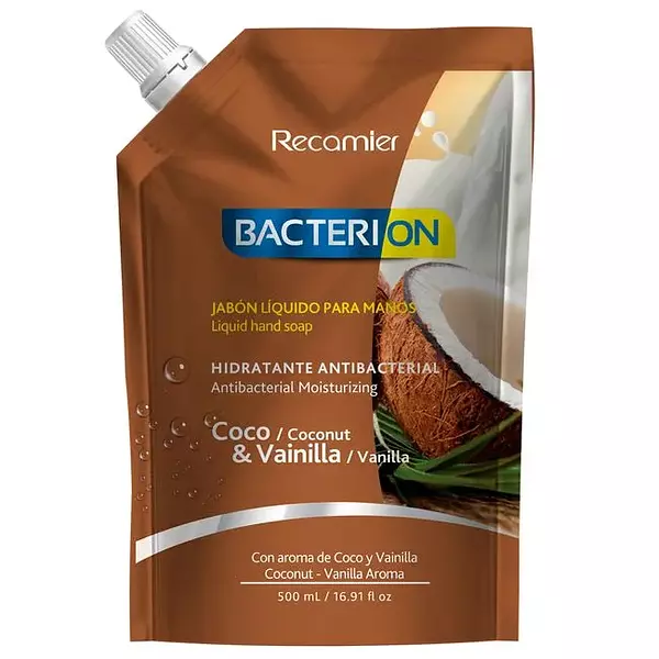 Jabon Bacterion Doypack Vainilla Coco