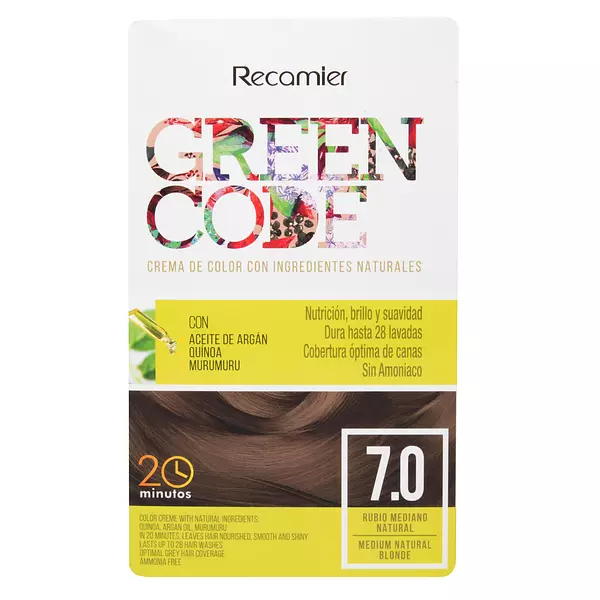 Green Code Kit 7.0 Rubio Mediano Natural