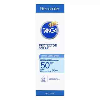 Bloqueador Tanga Spf 50 Locion Corporal Mineral