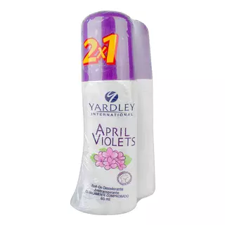 Desodorante April Violets Rollon 2x1