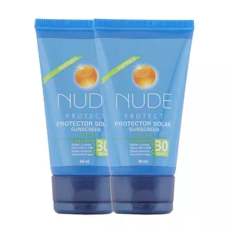 2 Protector Nude Spf 30 Portable