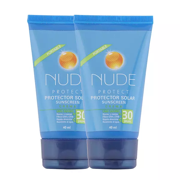 2 Protector Nude Spf 30 Portable