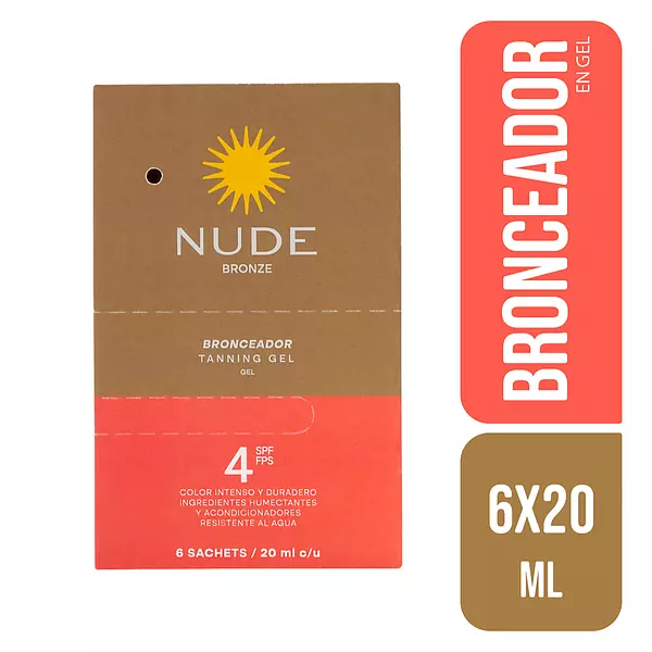 Bronceador Nude Bronze Tanning Gel