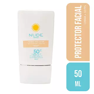 Protector Nude Spf 50 Facial Color Bioprotec